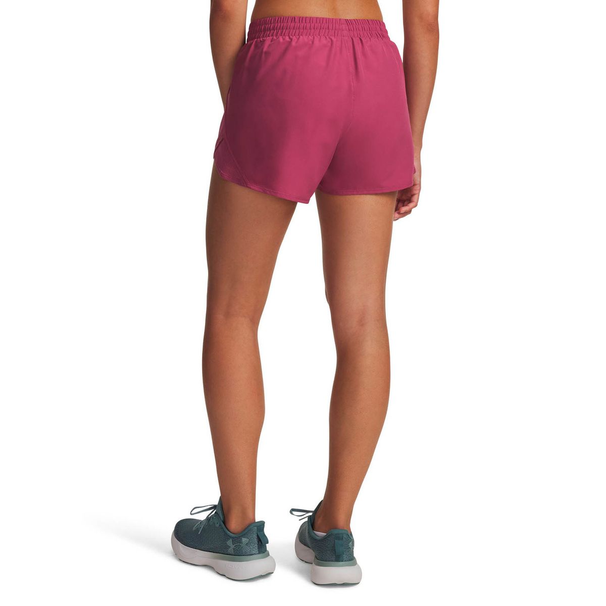 UNDER ARMOUR - Short Running para mujer Fly-By 3 rojo UNDER ARMOUR