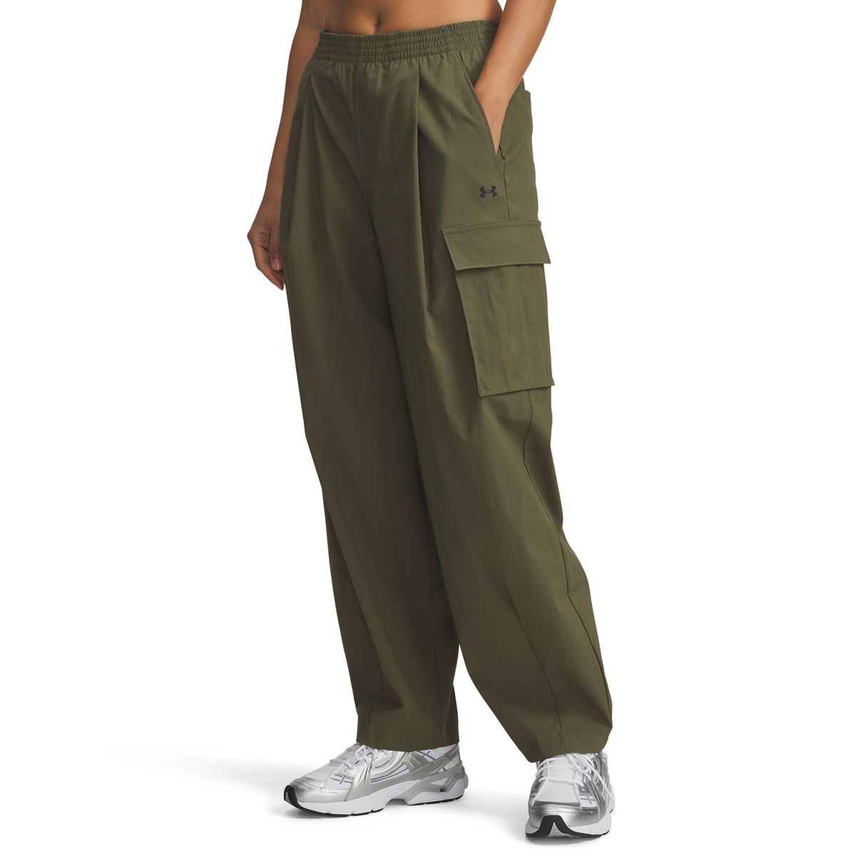 UNDER ARMOUR - Pantalón Lifestyle mujer Unstoppable Woven verde UNDER ARMOUR