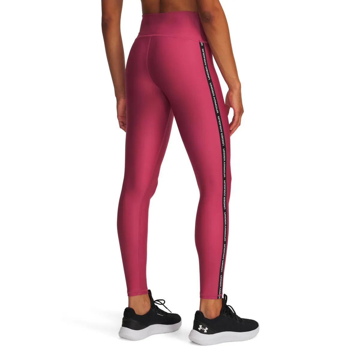UNDER ARMOUR - Calza Training para mujer Tech Wordmark Tape rojo UNDER ARMOUR