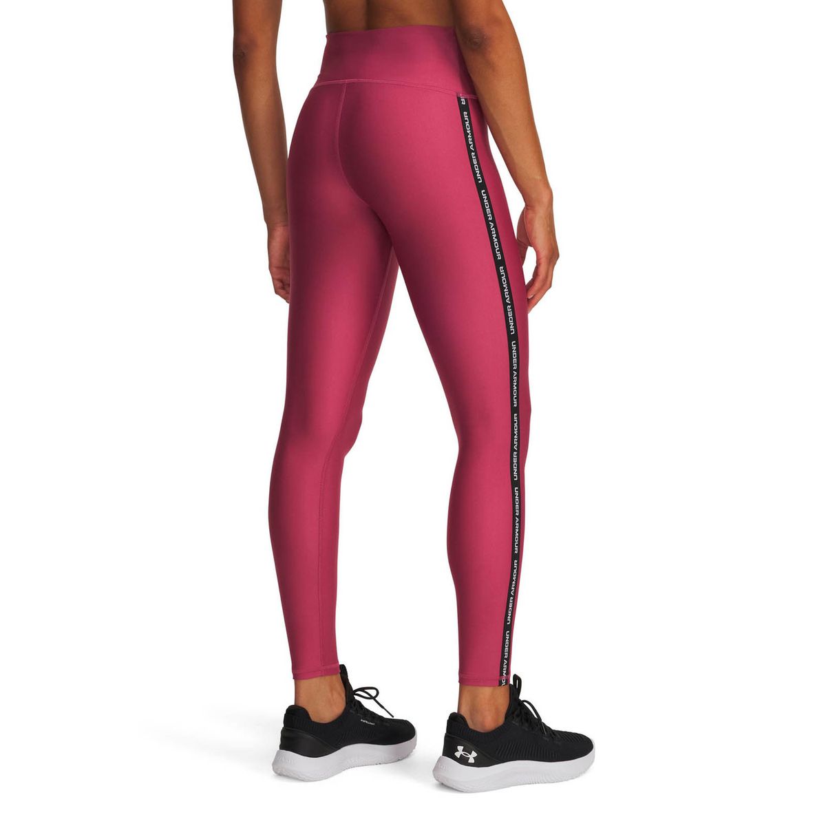 UNDER ARMOUR - Calza Training para mujer Tech Wordmark Tape rojo UNDER ARMOUR