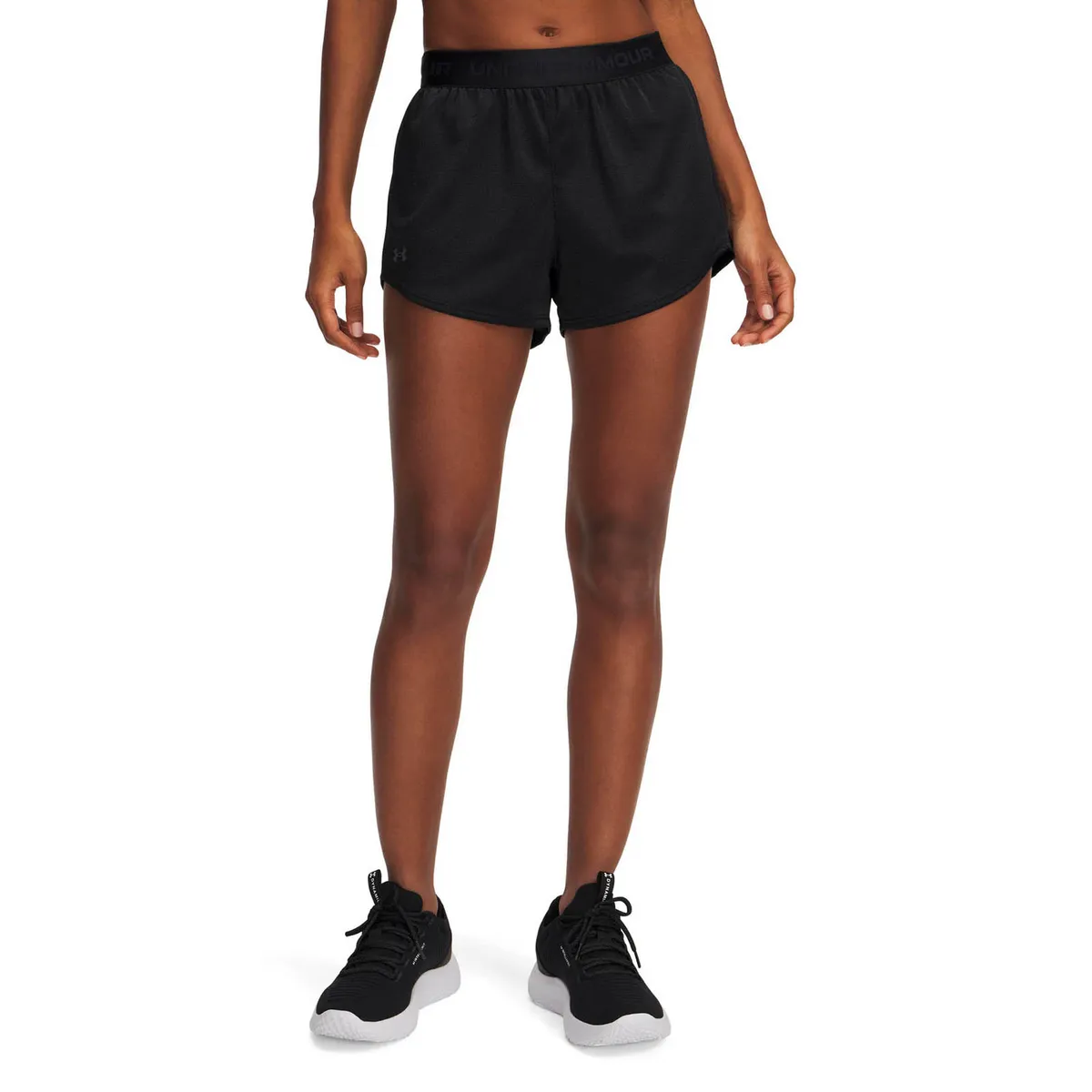 UNDER ARMOUR - Short Training para mujer Tech Play Up Shine Negro UNDER ARMOUR