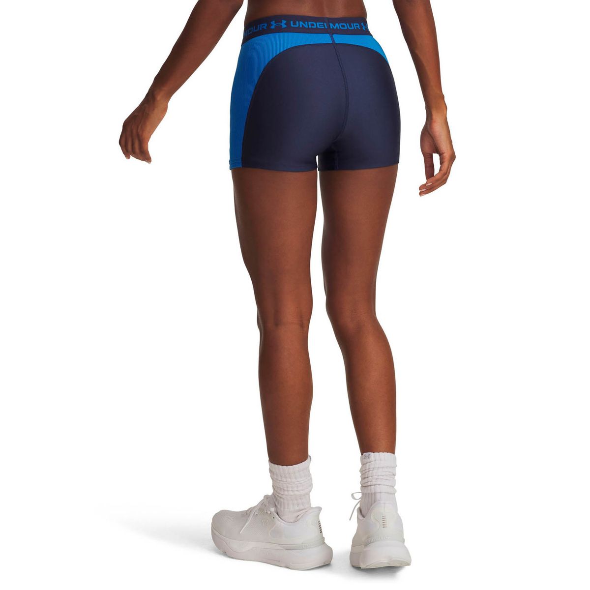 UNDER ARMOUR - Calzas Training para mujer HeatGear Rib azul UNDER ARMOUR