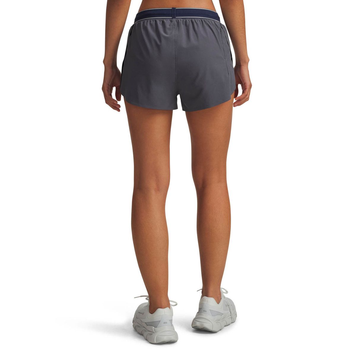 UNDER ARMOUR - Short Running para mujer Halo Run gris UNDER ARMOUR