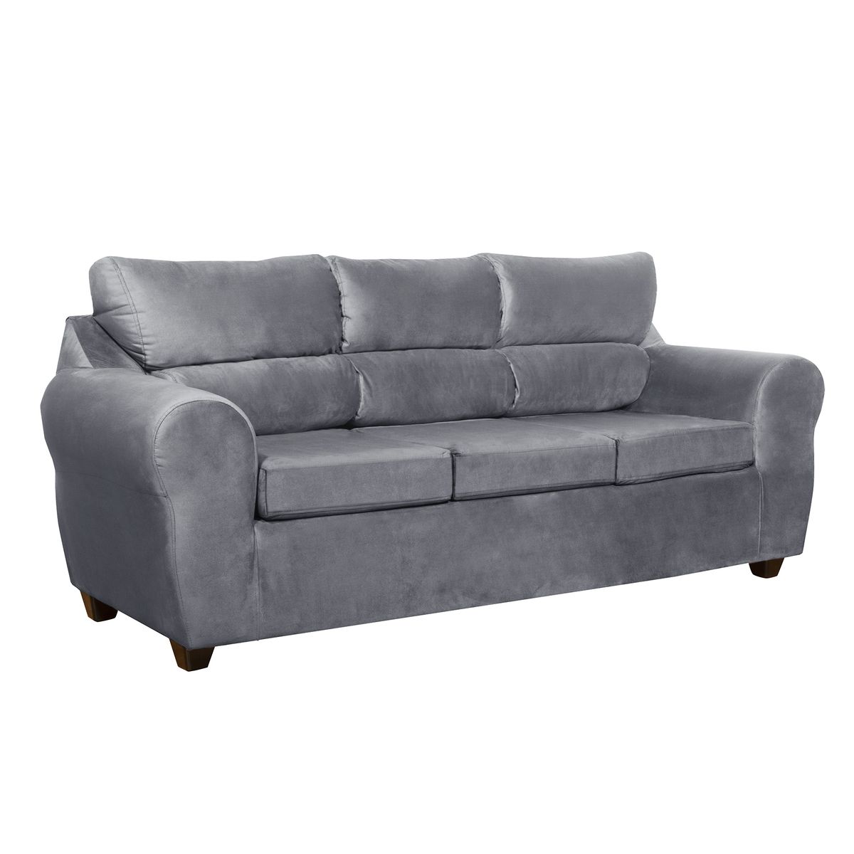MEXX MUEBLES - Sofa Dubai 3 Cuerpos Felpa