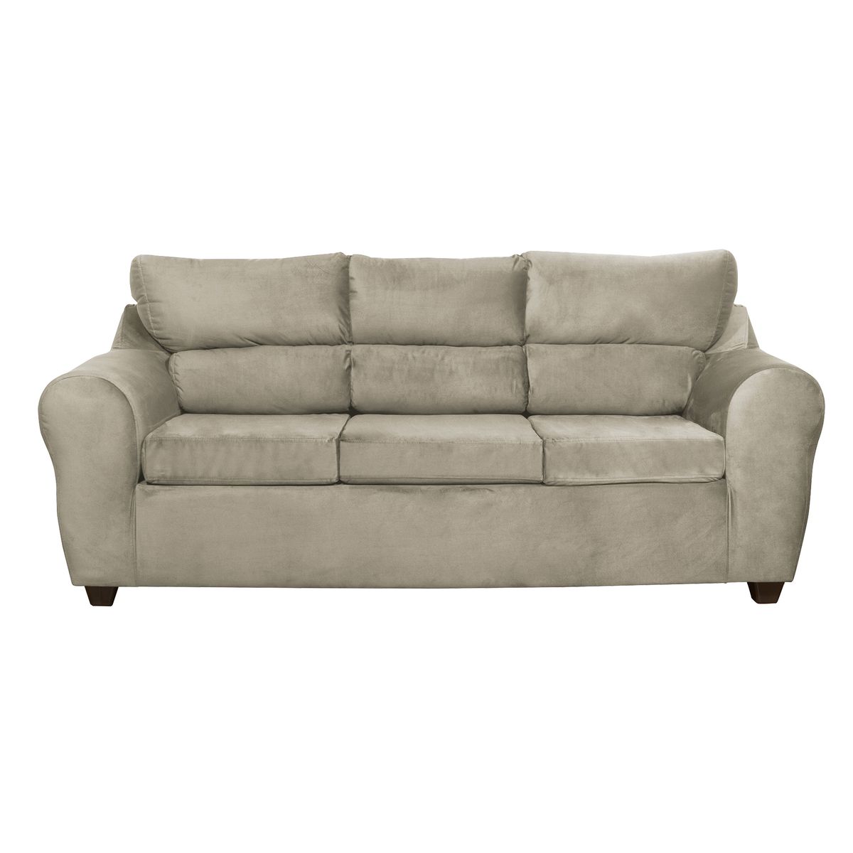 MEXX MUEBLES - Sofa Dubai 3 Cuerpos Felpa