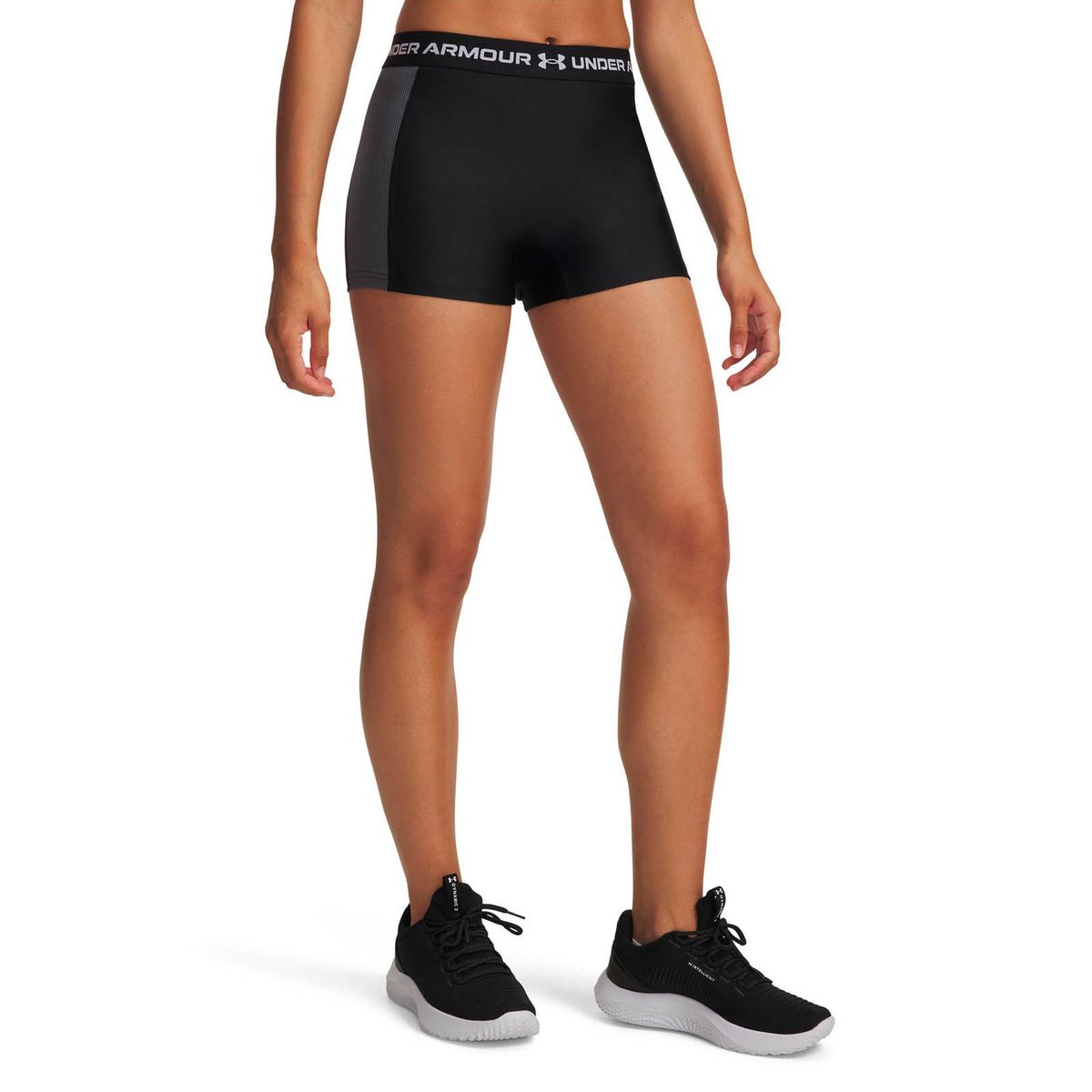 UNDER ARMOUR - Calzas Training para mujer HeatGear Rib negro UNDER ARMOUR