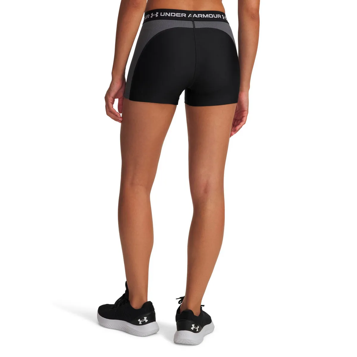 UNDER ARMOUR - Calzas Training para mujer HeatGear Rib negro UNDER ARMOUR