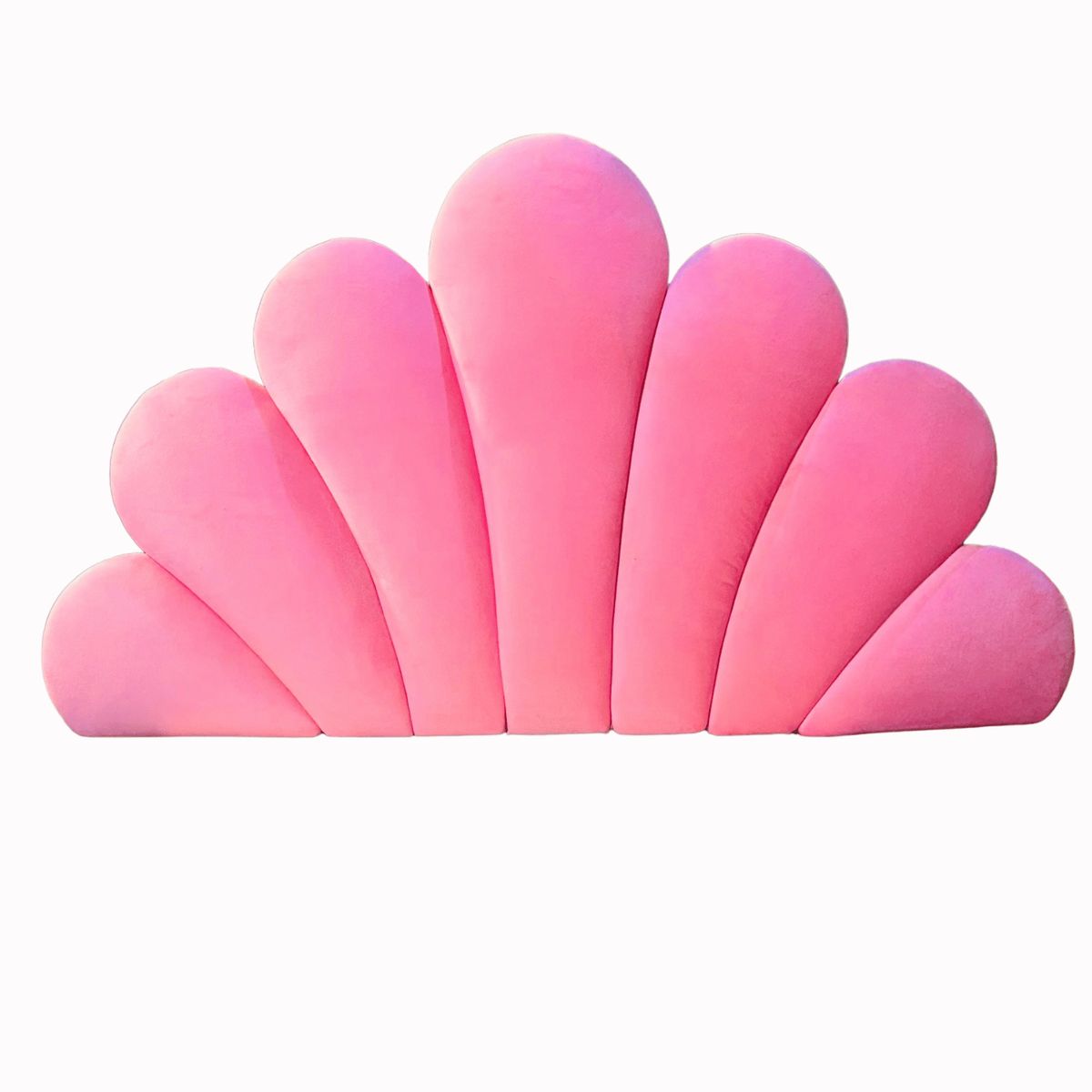 GENERICO - Respaldo Petalo1 12 Rosado Felpa Muebles Rimar