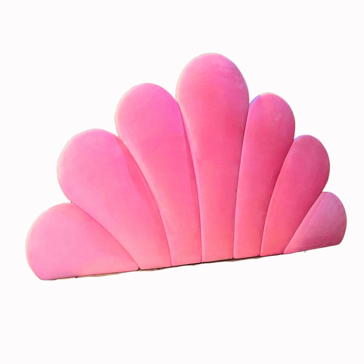 GENERICO - Respaldo Petalo1 12 Rosado Felpa Muebles Rimar