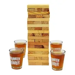GENERICO - Juego De Shots Drunken Tower Juego De Mesa Para Fiestas