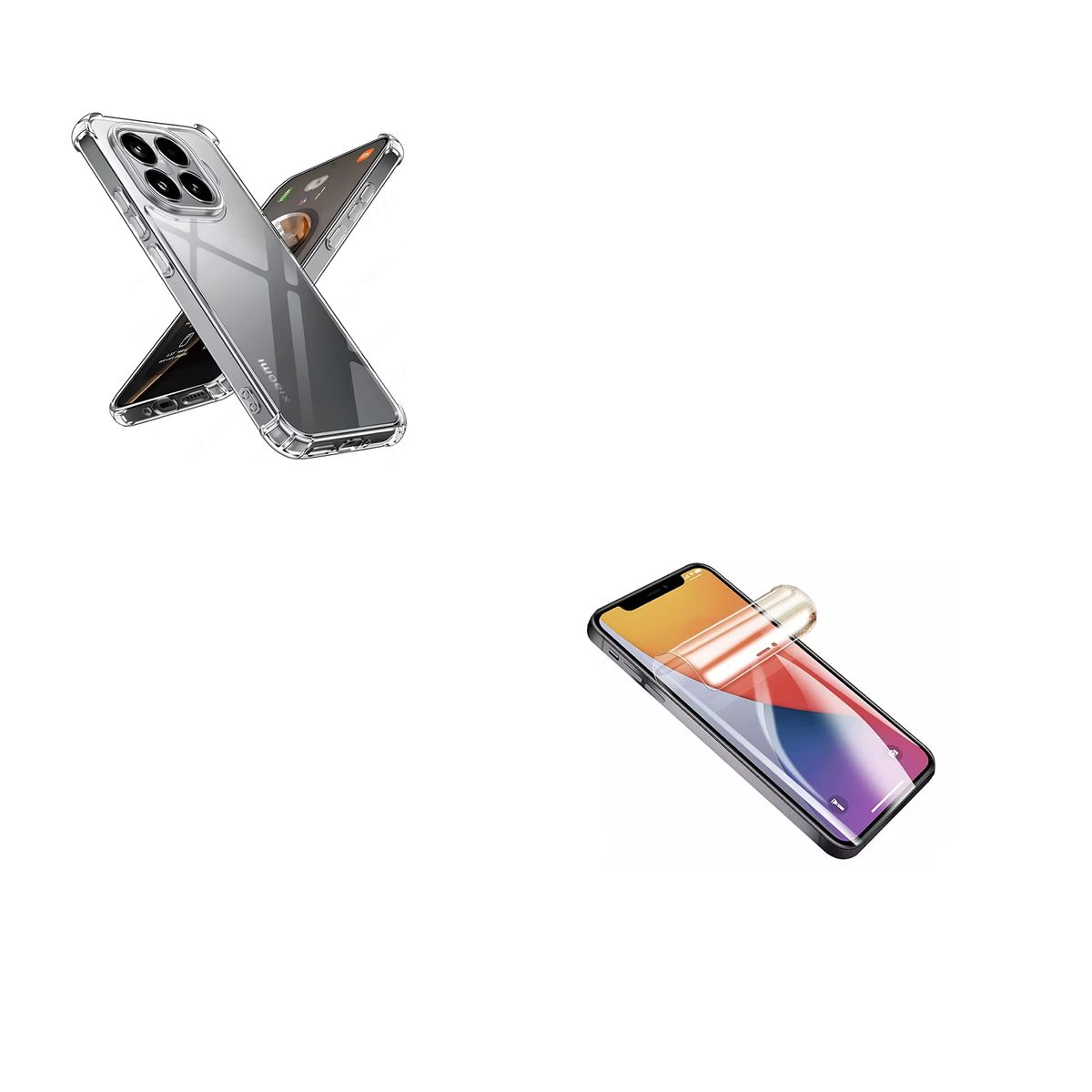 JOIGO - Carcasa Transparente Reforzada Mica Clear Para Xiaomi 15 Pro