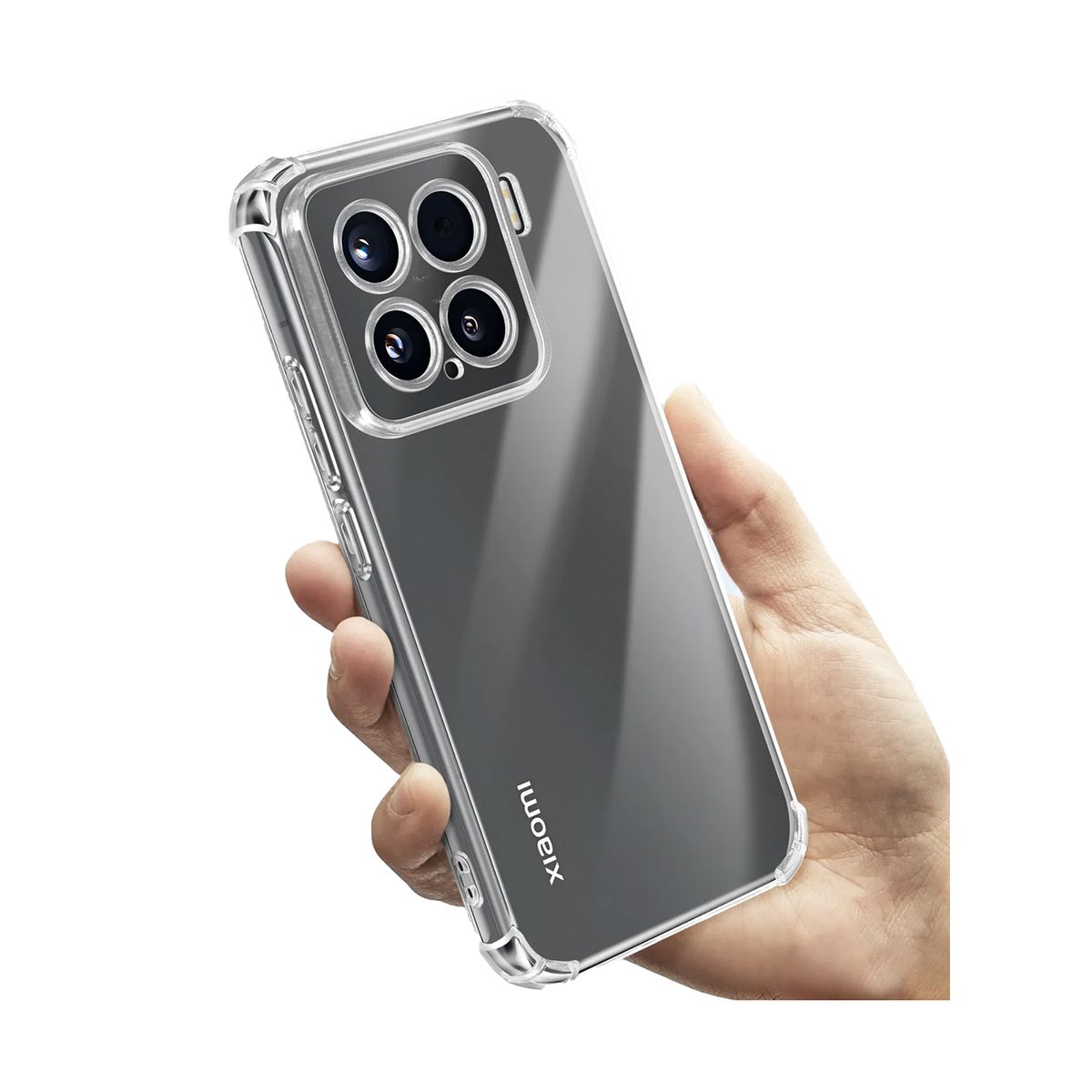 JOIGO - Carcasa Transparente Reforzada Mica Clear Para Xiaomi 15 Pro