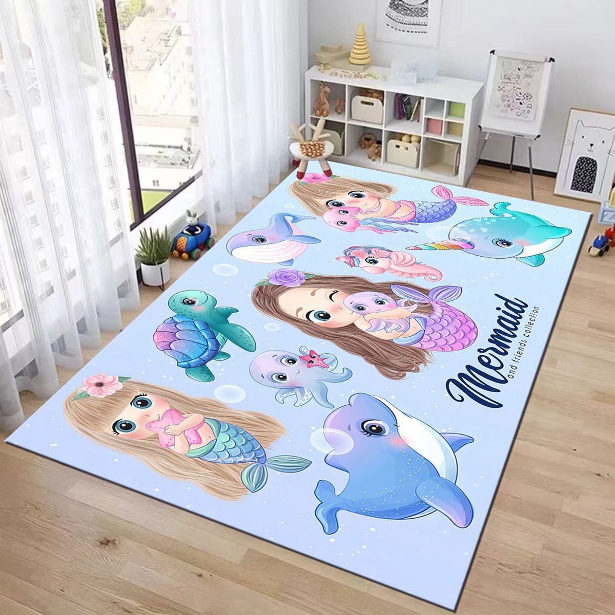 GENERICO - ALFOMBRA RECTANGULAR 3D INFANTIL120X160 CON  ANTIDELIZANTE