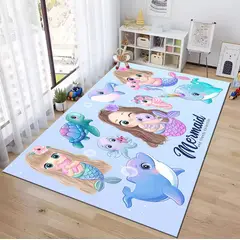 GENERICO - ALFOMBRA RECTANGULAR 3D INFANTIL120X160 CON ANTIDELIZANTE