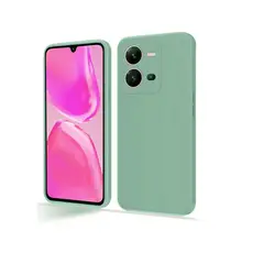 JOIGO - Carcasa Para Vivo V25 Goma Turquesa