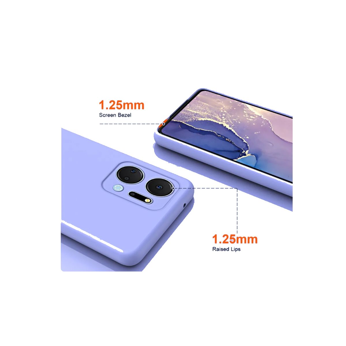 JOIGO - Carcasa Para Honor X7A Goma Turquesa