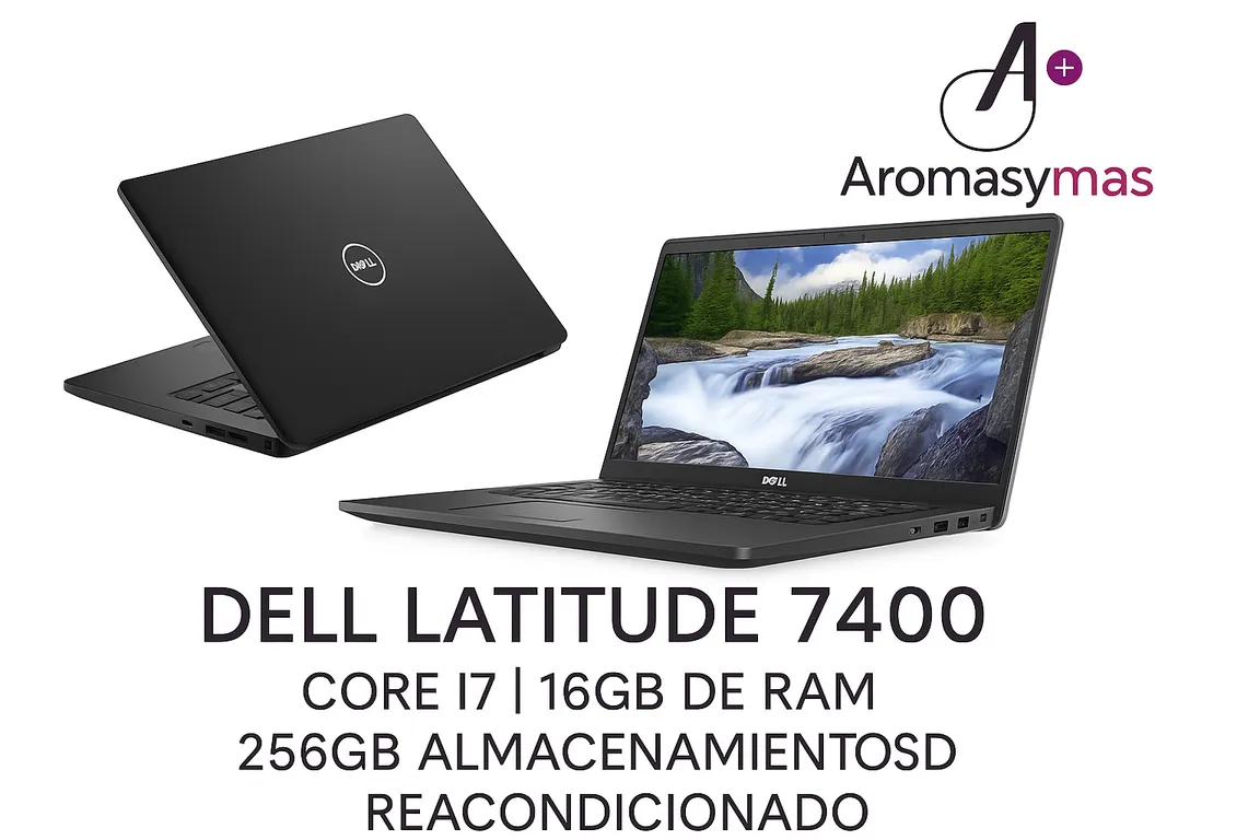LATITUDE 7400 - Core I7 - 16Gb de Ram - 256Gb Almacenamiento Ssd - Reacondicionado