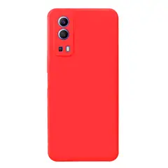 JOIGO - Carcasa Funda Para Vivo Y53S Goma Rojo