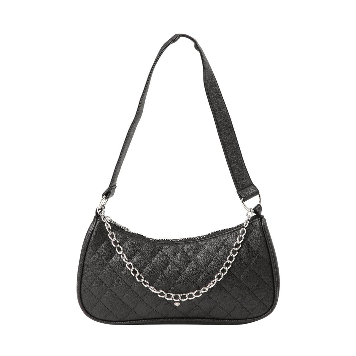 I D - Cartera Hombro Ecocuero Oxford Negro  i-D