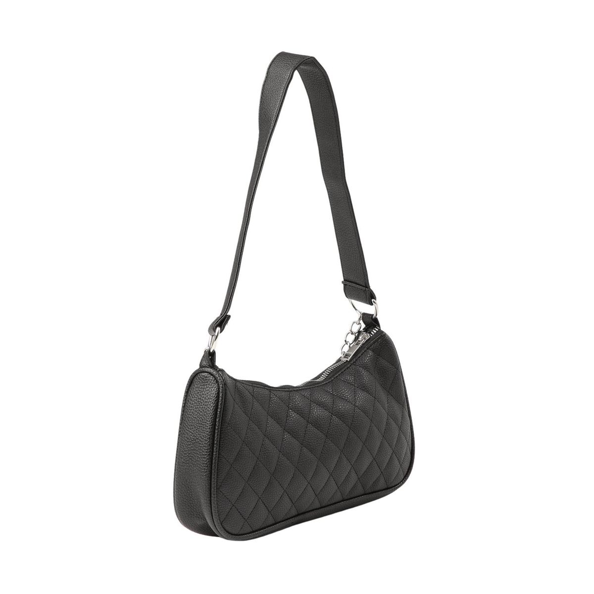 I D - Cartera Hombro Ecocuero Oxford Negro  i-D