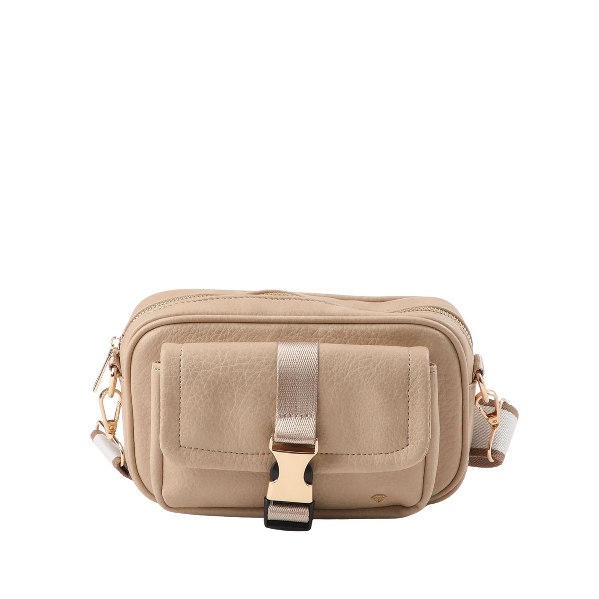 I D - Cartera Bandolera Bignonia Ecocuero beige ID