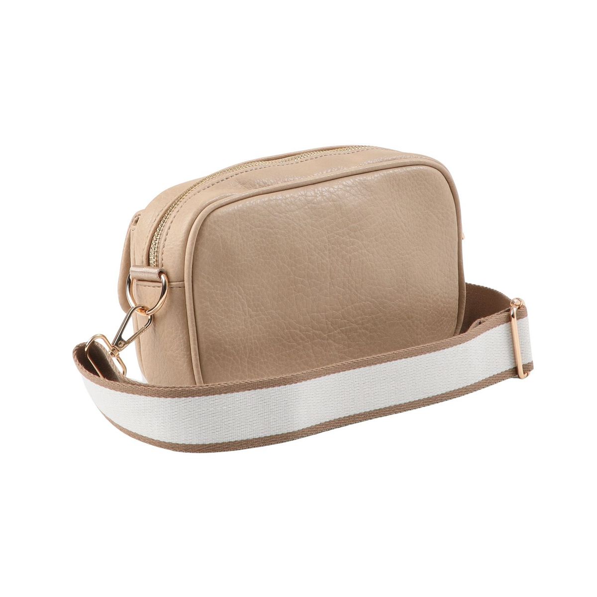 I D - Cartera Bandolera Bignonia Ecocuero beige ID