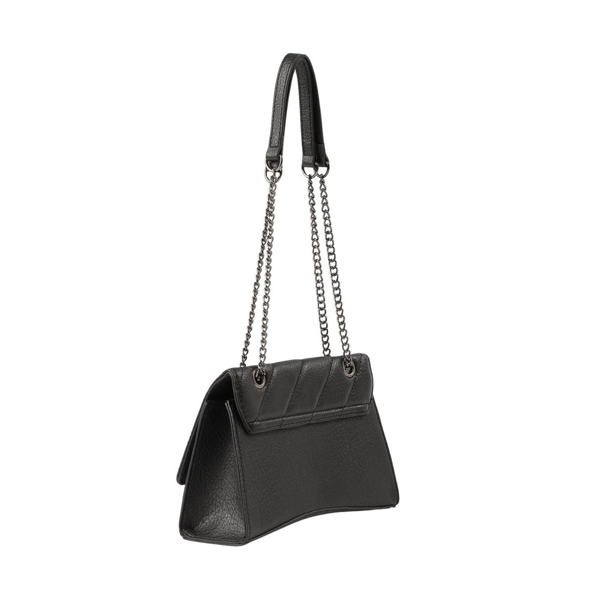 I D - Cartera Bandolera Ecocuero Bourges Negro  i-D