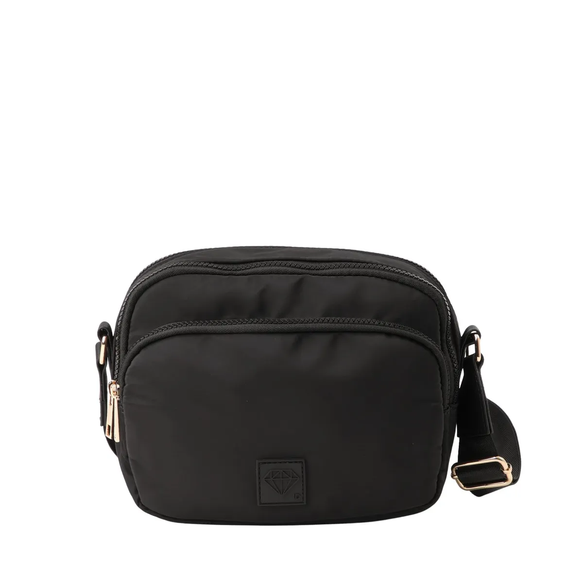 I D - Cartera Bandolera Nylon Gijon Negro  i-D