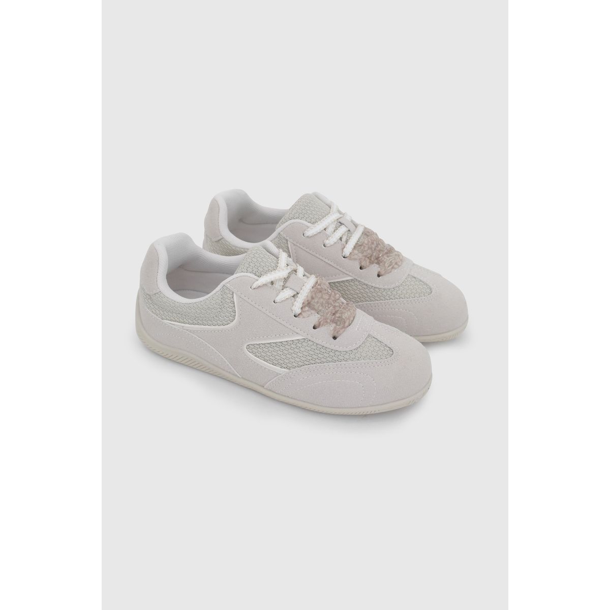 COLLOKY - Zapatilla de Niña Blanca de Cordones