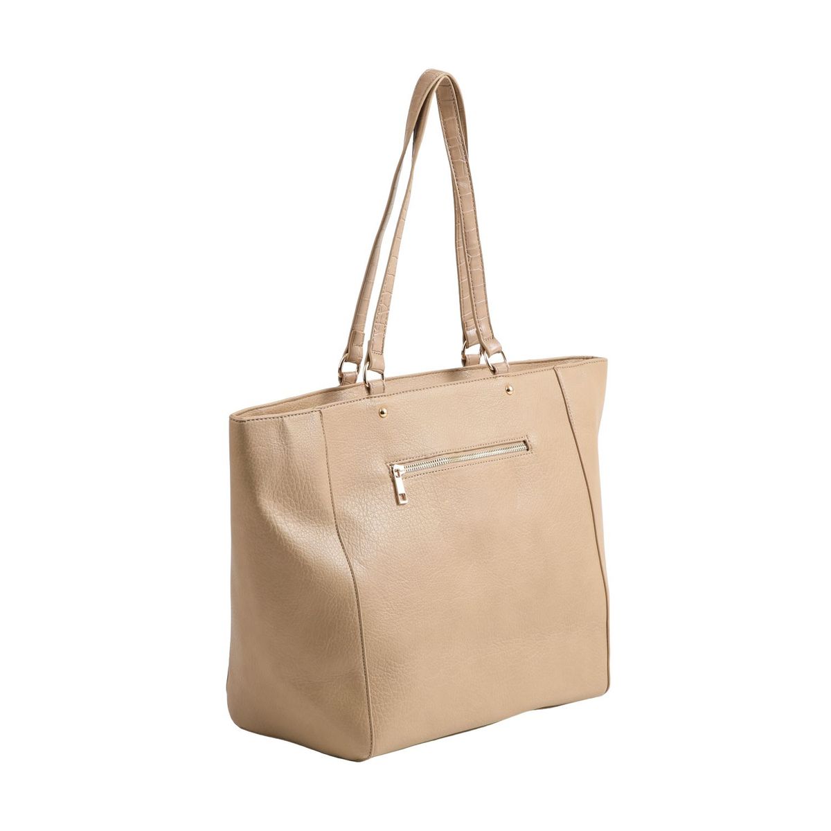 I D - Cartera Tote Nimes Ecocuero Beige ID