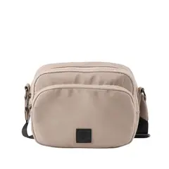 I D - Cartera Bandolera Gijon Nylon beige ID