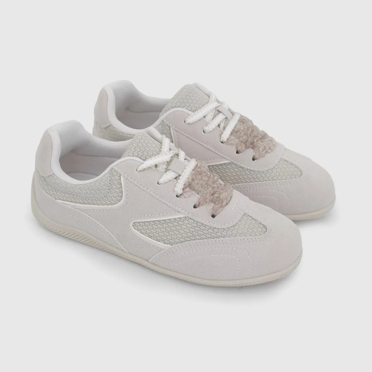 COLLOKY - Zapatilla de Niña Blanca de Cordones