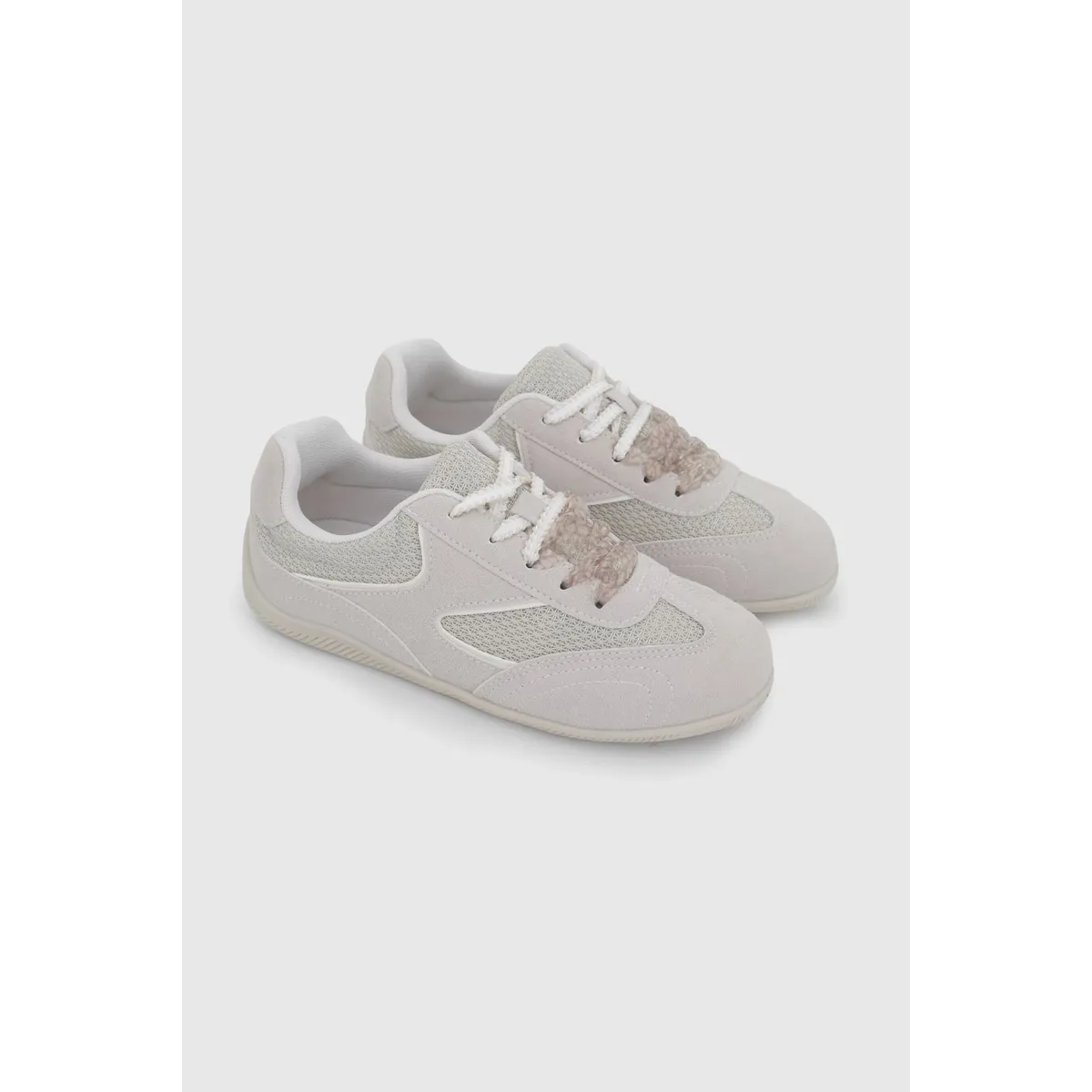 COLLOKY - Zapatilla de Niña Blanca de Cordones
