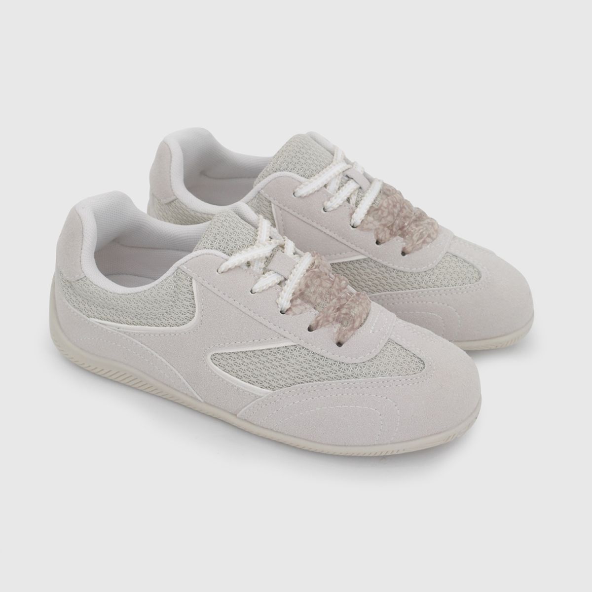 COLLOKY - Zapatilla de Niña Blanca de Cordones