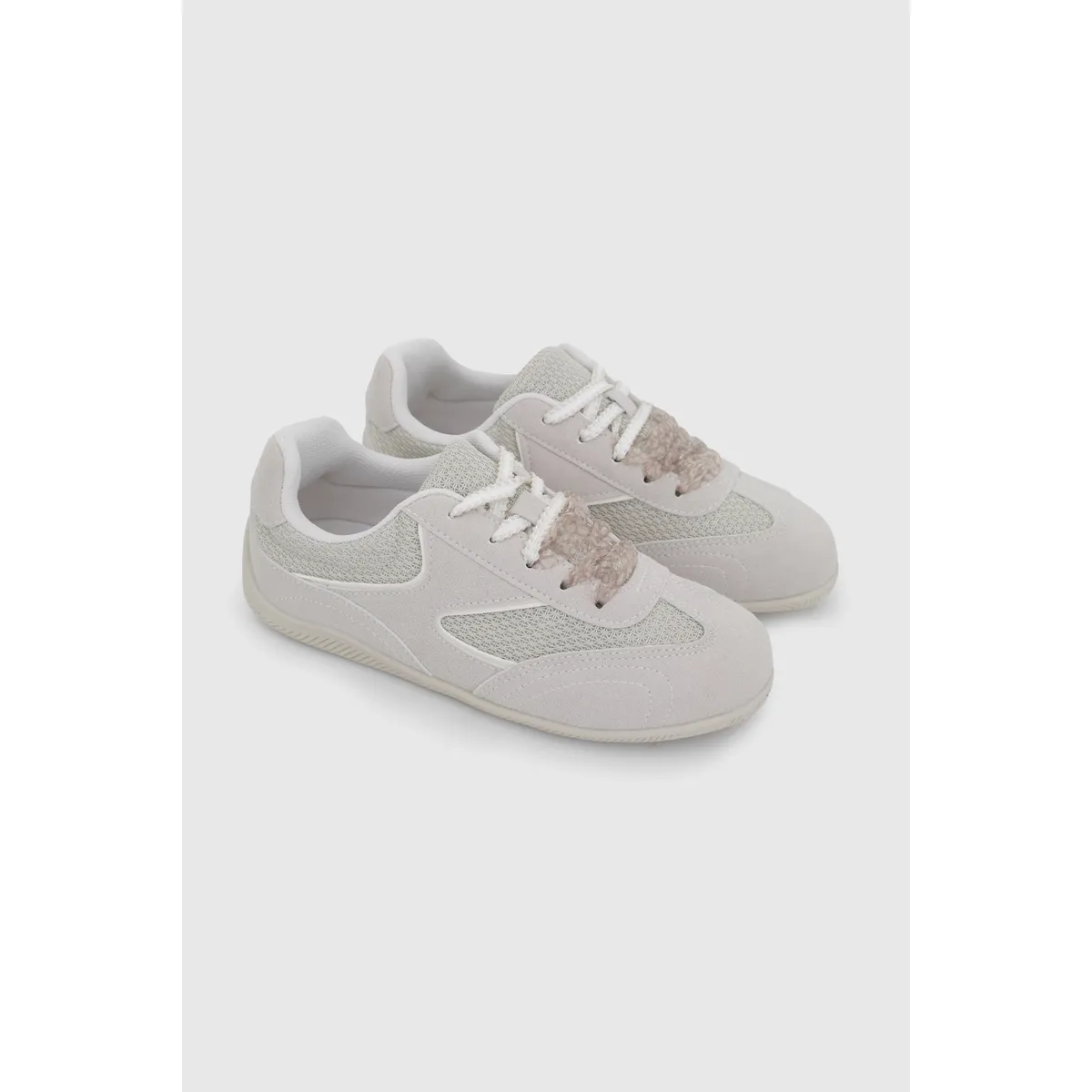 COLLOKY - Zapatilla de Niña Blanca de Cordones