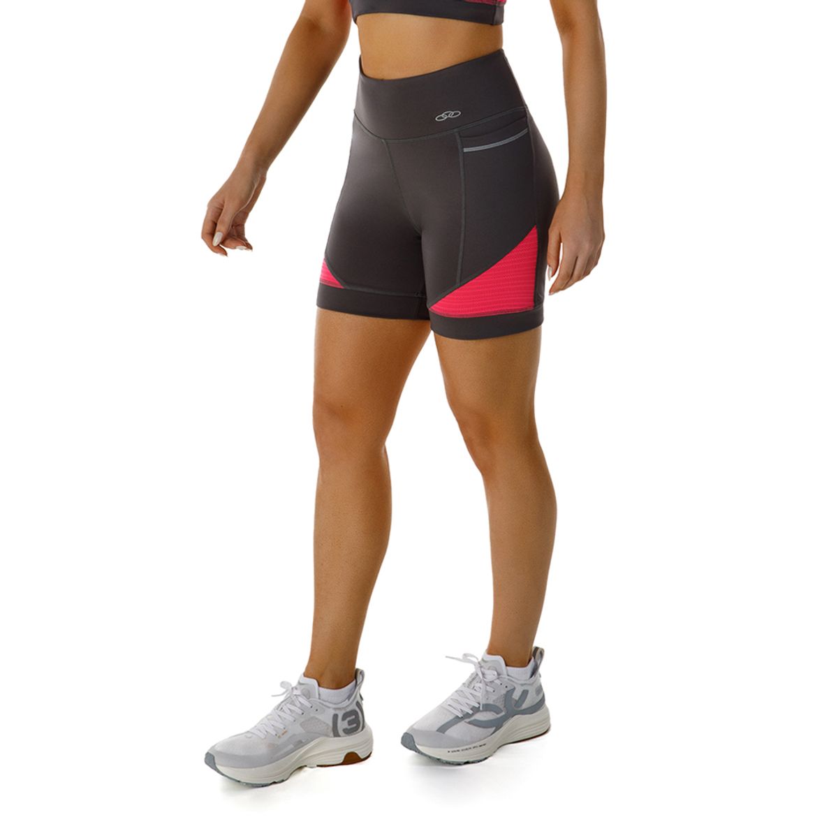 OLYMPIKUS - CALZA RUNNER 5 GRIS OSCURO MUJER