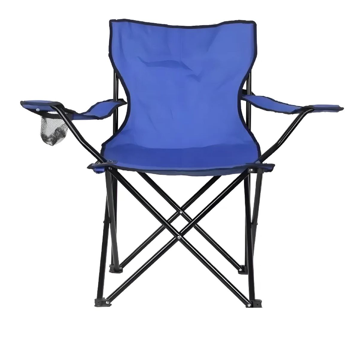 GENERICO - Silla Plegable Playa Exterior Campo Camping Portatil Azul