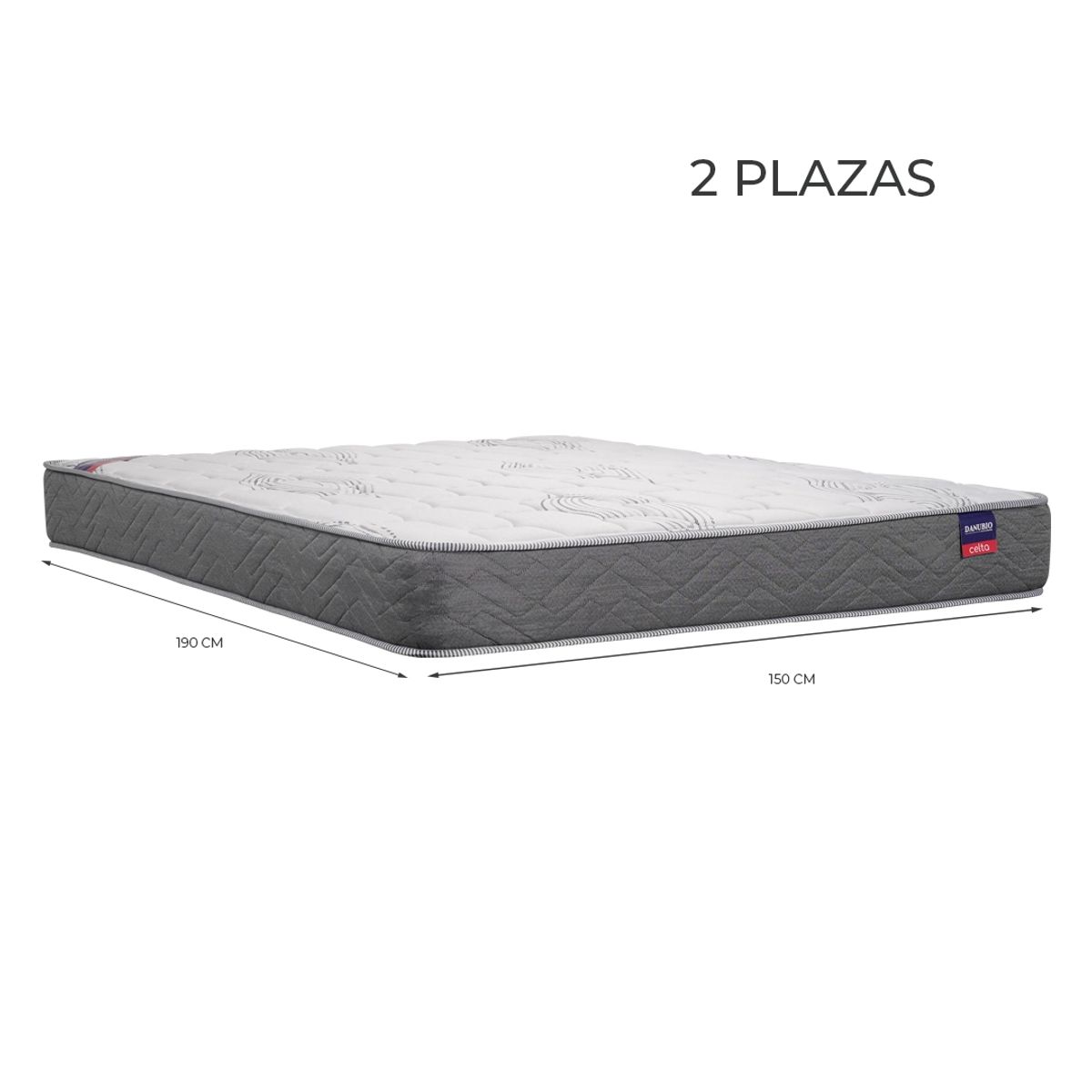 CELTA - Colchón Comprimido Danubio 2 plazas