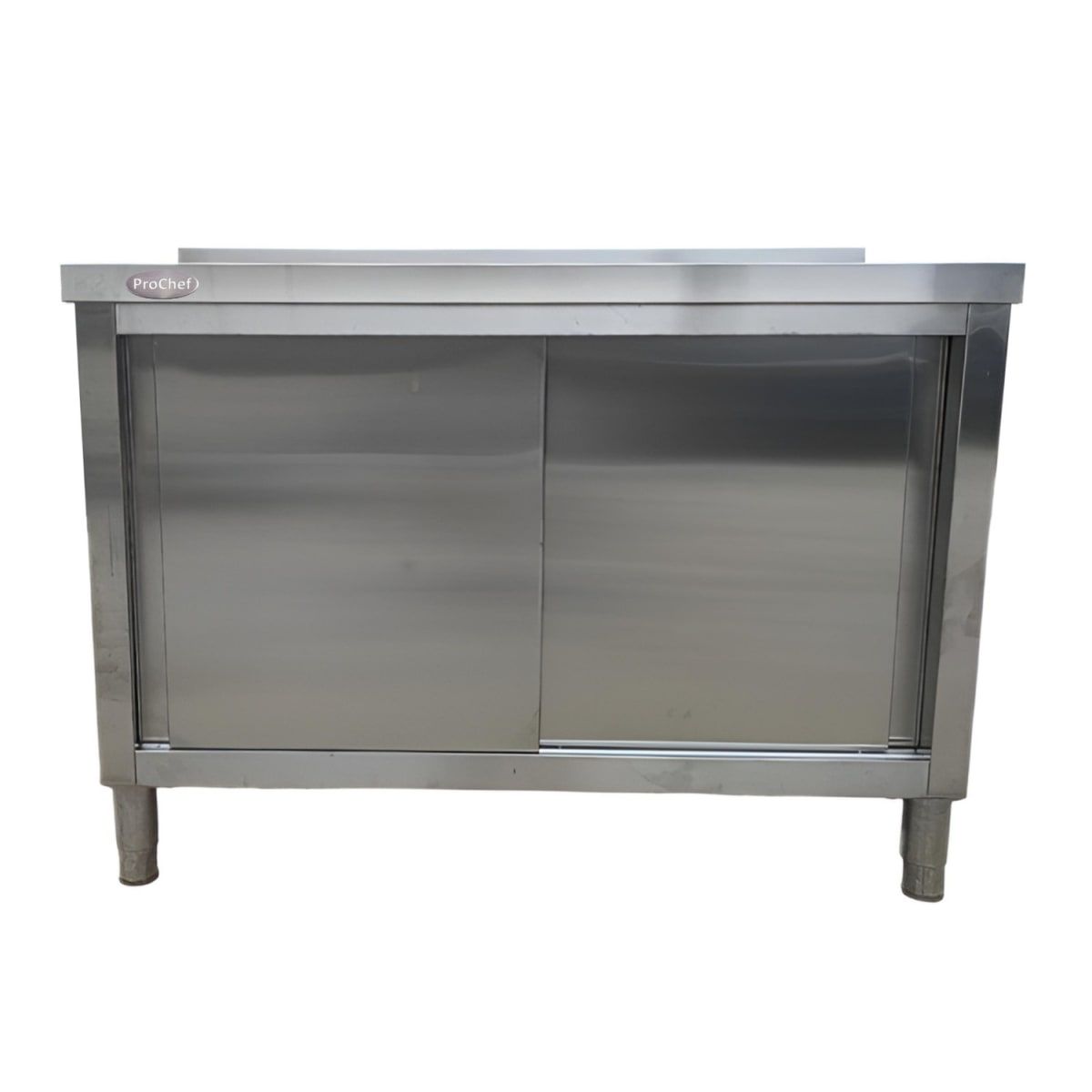 PROCHEF - Mesón Mural Cerrado Acero Inoxidable 120x60x85(+6) cm