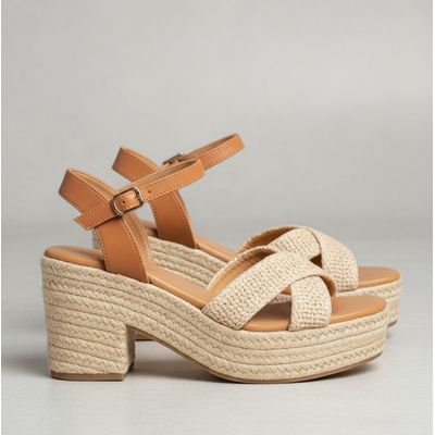 Imagen 2 del producto Sandalias con Yute Mujer Casuales con Plataforma M535