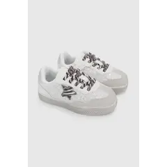 COLLOKY - Zapatilla de Niña Lifestyle Blanca con Cordón y Velcro