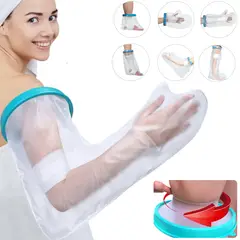 GENERICO - Protector bolsa impermeable yeso vendaje heridas reutilizable Funda impermeable yeso