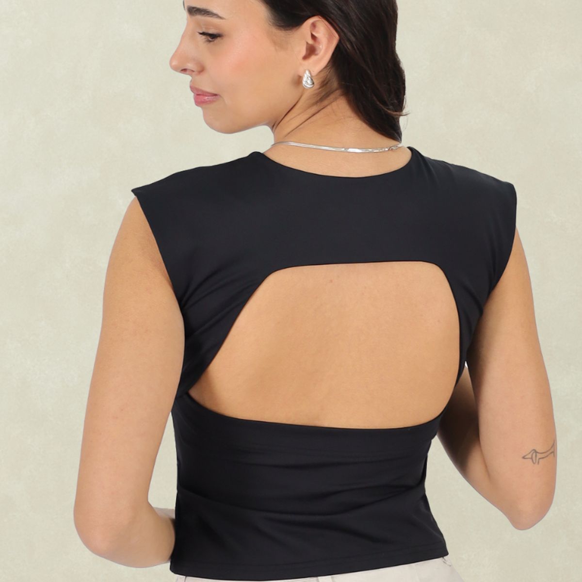 TENTATION - Top Sin Espalda Black Tentation