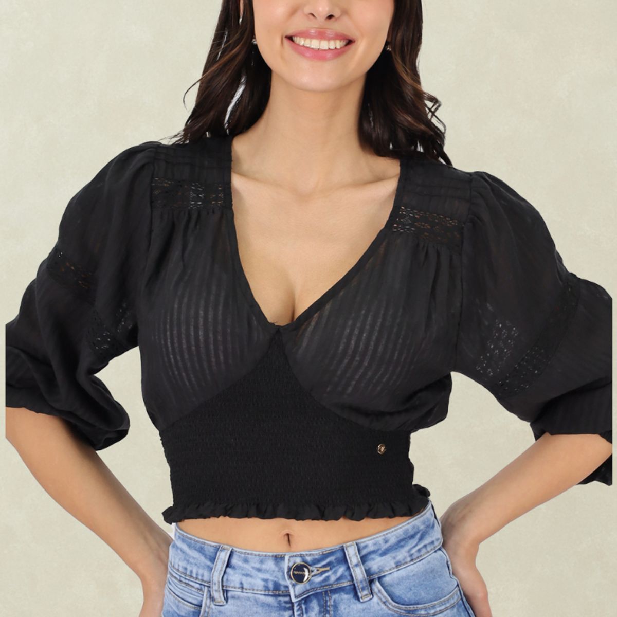 TENTATION - Top Elasticado Black Tentation
