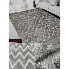 GENERICO - ALFOMBRA JACQUARD DE ALGODON 160X200CM