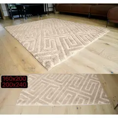 GENERICO - ALFOMBRA JACQUARD DE ALGODON 160X200CM