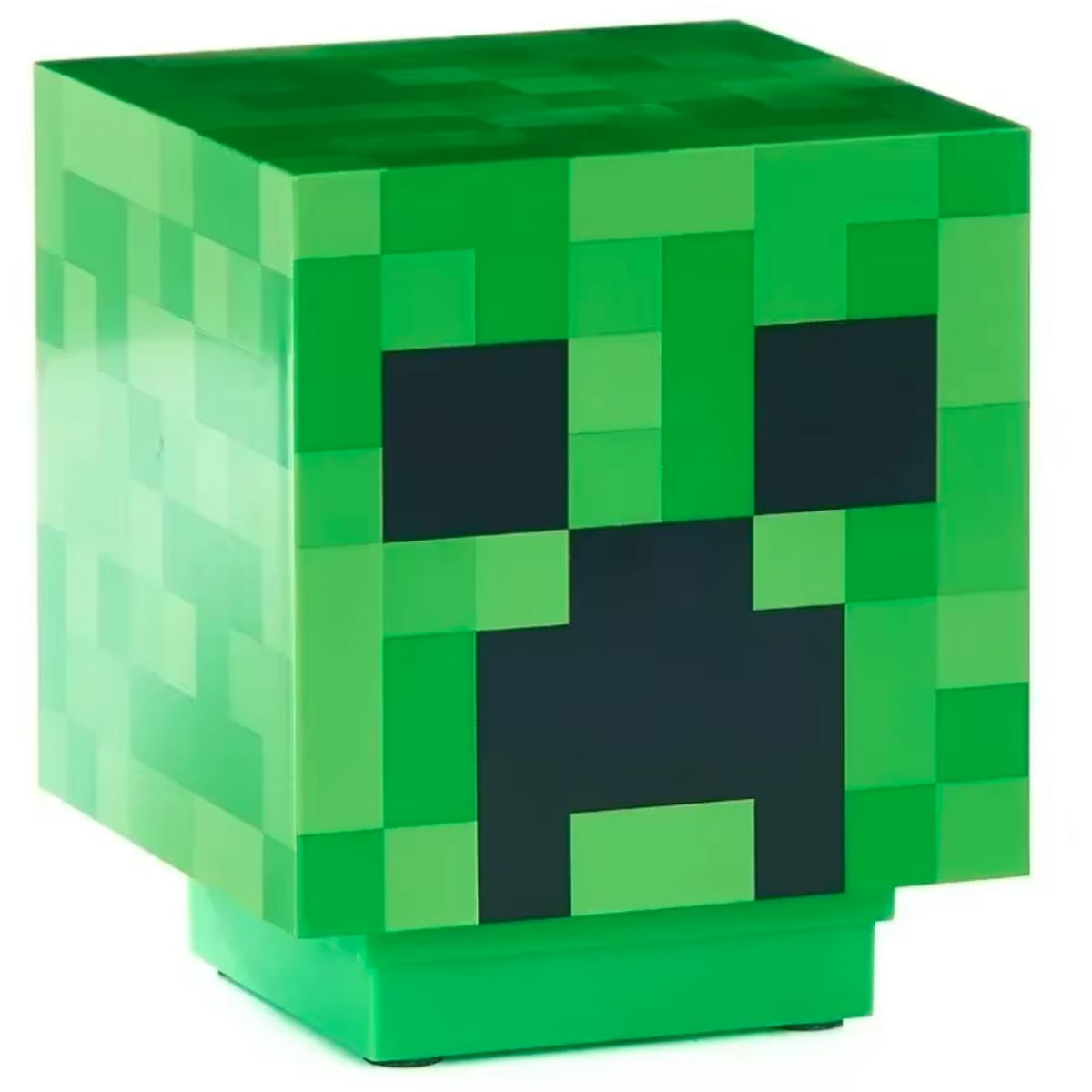 GENERICO - Cubo Lampara Cabeza Creeper Minecraft Recargable