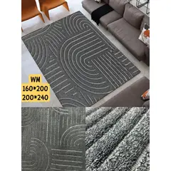 GENERICO - ALFOMBRA JACQUARD DE ALGODON 160X200CM