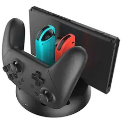 IPEGA - Base de carga 4 en 1 – para controles N-Switch/N-Switch Lite, Pro