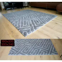 GENERICO - ALFOMBRA JACQUARD DE ALGODON 160X200CM